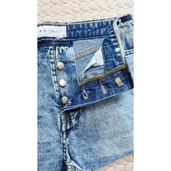 NWOT IRO Shorts Sz 28 W30 Womens Denim Jeans Casual Blue - Picture 8 of 9